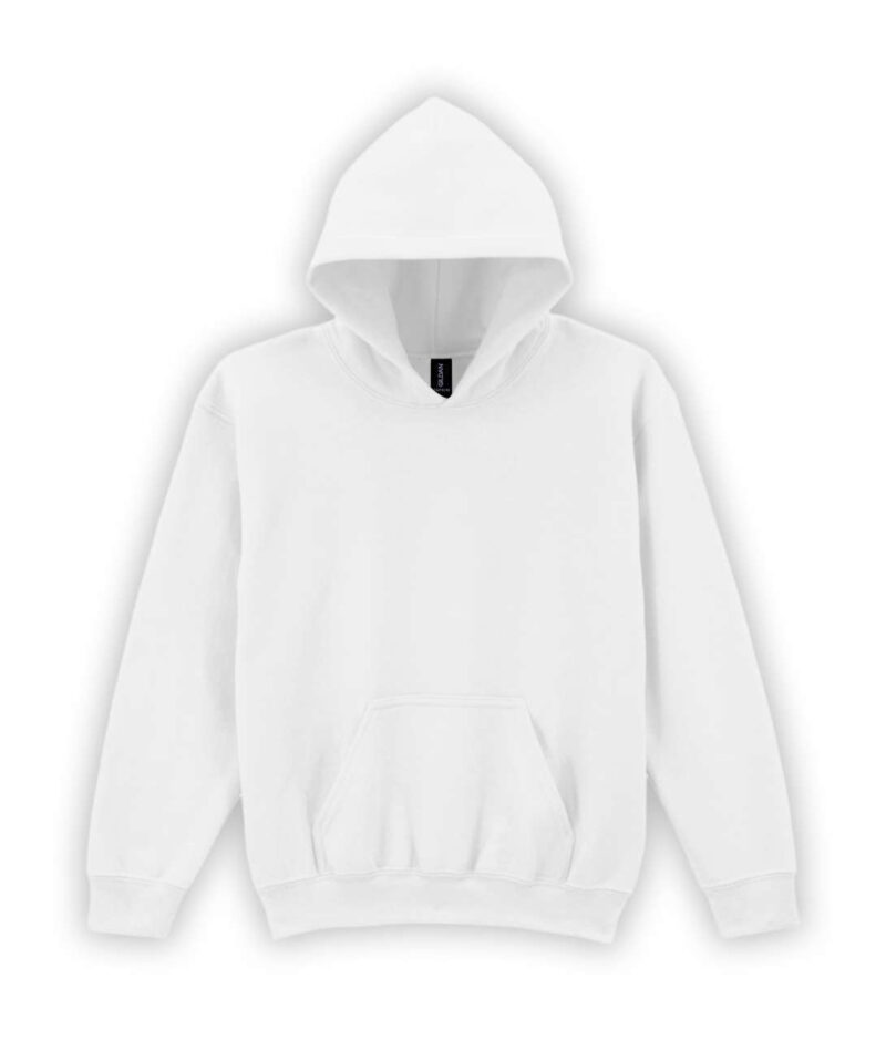 Gildan HEAVY BLEND™ SWEATSHIRT HOODED YOUTH - Λευκό