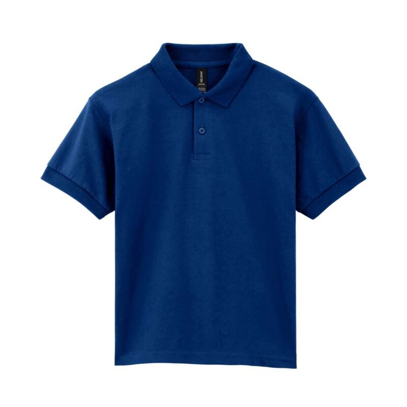 gib8800-navy-a2 Gildan DRYBLEND® YOUTH JERSEY POLO SHIRT - Μπλε μαρίν