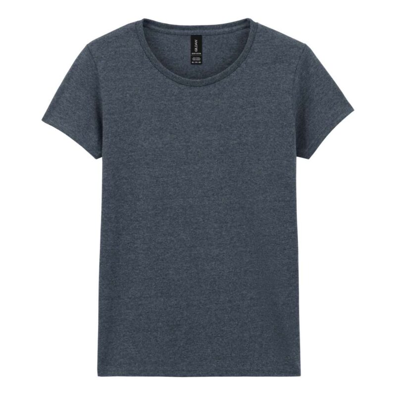 gil5000-dark_heather-a2 Gildan HEAVY COTTON™ LADIES T-SHIRT - 50% Βαμβάκι/50% Πολυεστέρας