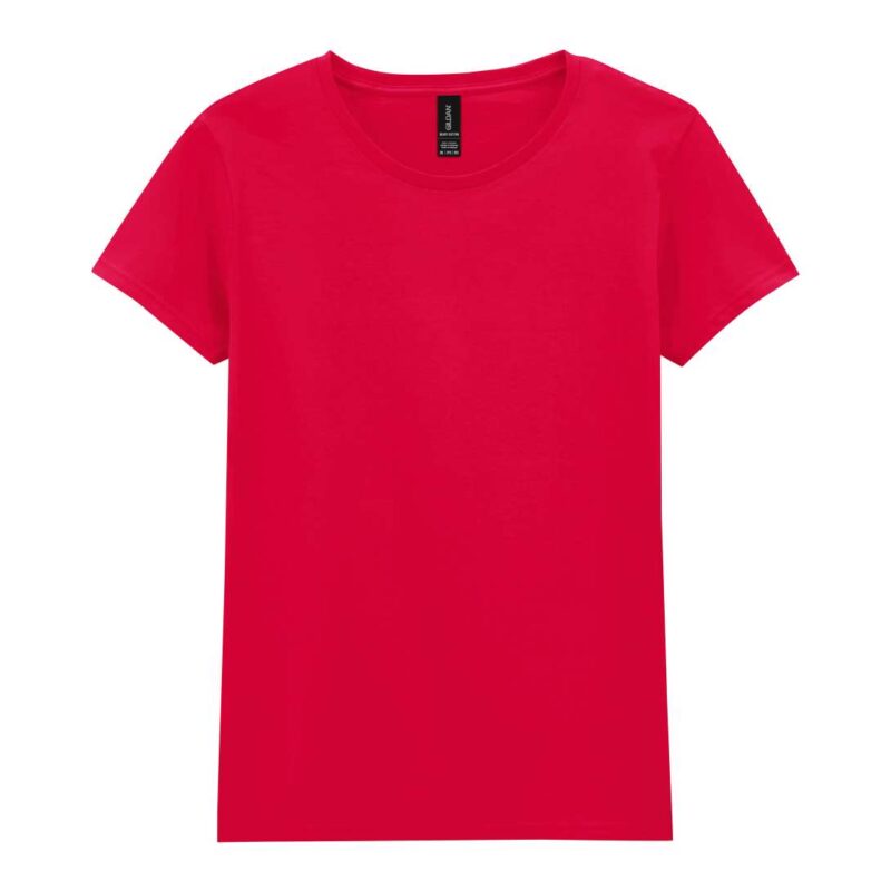 gil5000-red-a2 Gildan HEAVY COTTON™ LADIES T-SHIRT - Κόκκινο