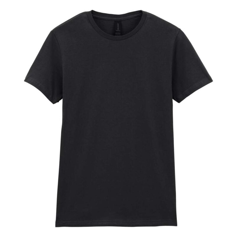Gildan SOFTSTYLE™ LADIES' T-SHIRT` - Μαύρο