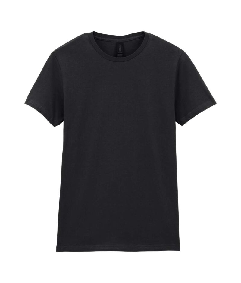 Gildan SOFTSTYLE™ LADIES' T-SHIRT` - Μαύρο