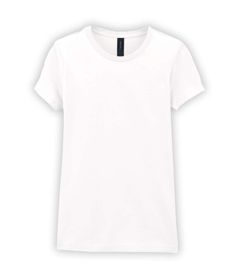 Gildan SOFTSTYLE™ LADIES' T-SHIRT` - Λευκό