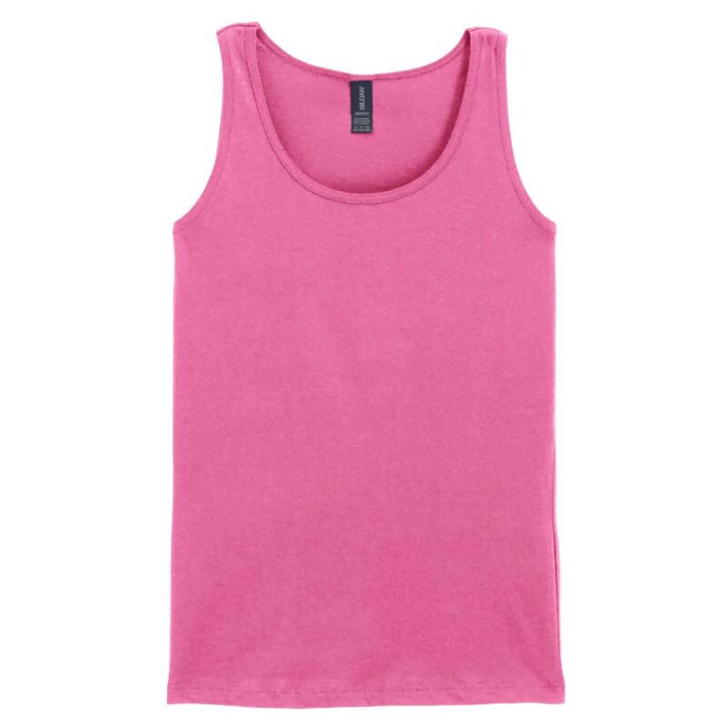 gil64200-azalea-a2 Gildan SOFTSTYLE™ LADIES TANK TOP - αζαλέα