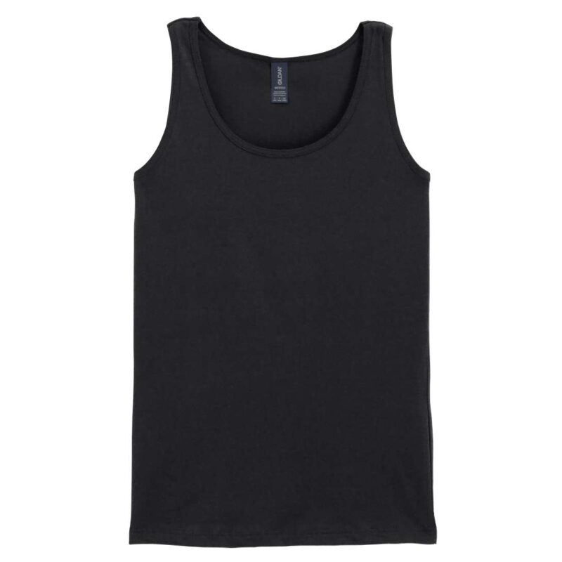 Gildan SOFTSTYLE™ LADIES TANK TOP - Μαύρο