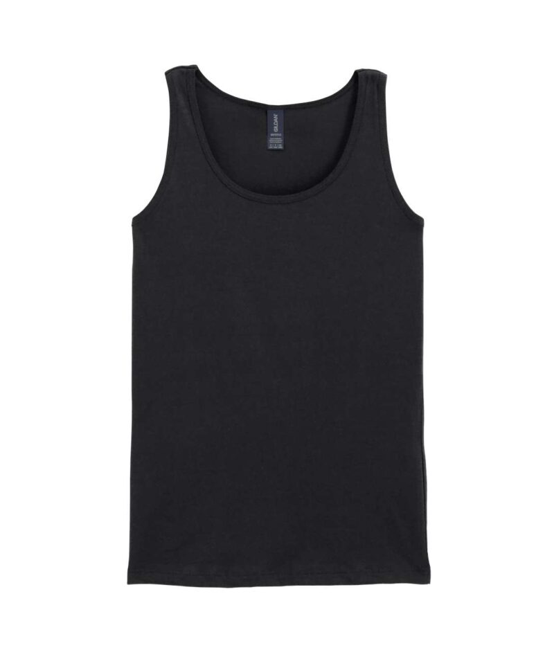 gil64200-black-a2 Gildan SOFTSTYLE™ LADIES TANK TOP - Μαύρο