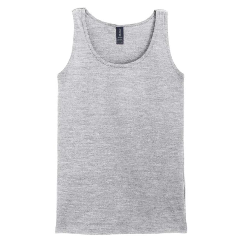 gil64200-rs_sport_grey-a2 Gildan SOFTSTYLE™ LADIES TANK TOP - 90% Cotton/10% Polyester