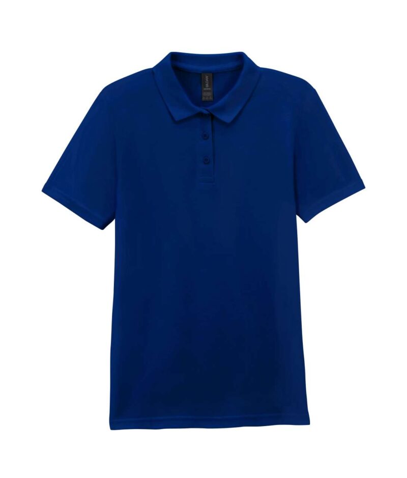 Gildan SOFTSTYLE™ LADIES' DOUBLE ΠΙΚΕ POLO - Μπλε μαρίν