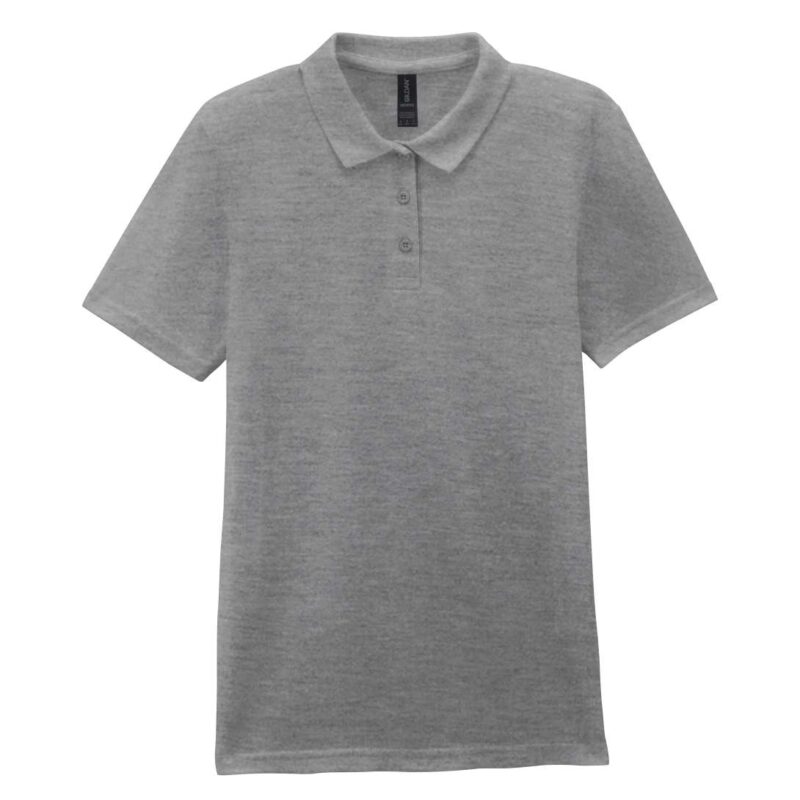 gil64800-rs_sport_grey-a2 Gildan SOFTSTYLE™ LADIES' DOUBLE ΠΙΚΕ POLO - 90% Cotton/10% Polyester