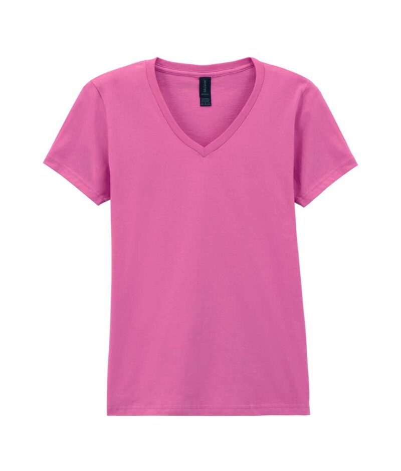 Gildan SOFTSTYLE™ T-SHIRT LADIES V-NECK - αζαλέα