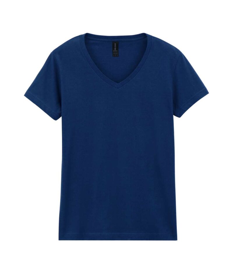 Gildan SOFTSTYLE™ T-SHIRT LADIES V-NECK - Μπλε μαρίν
