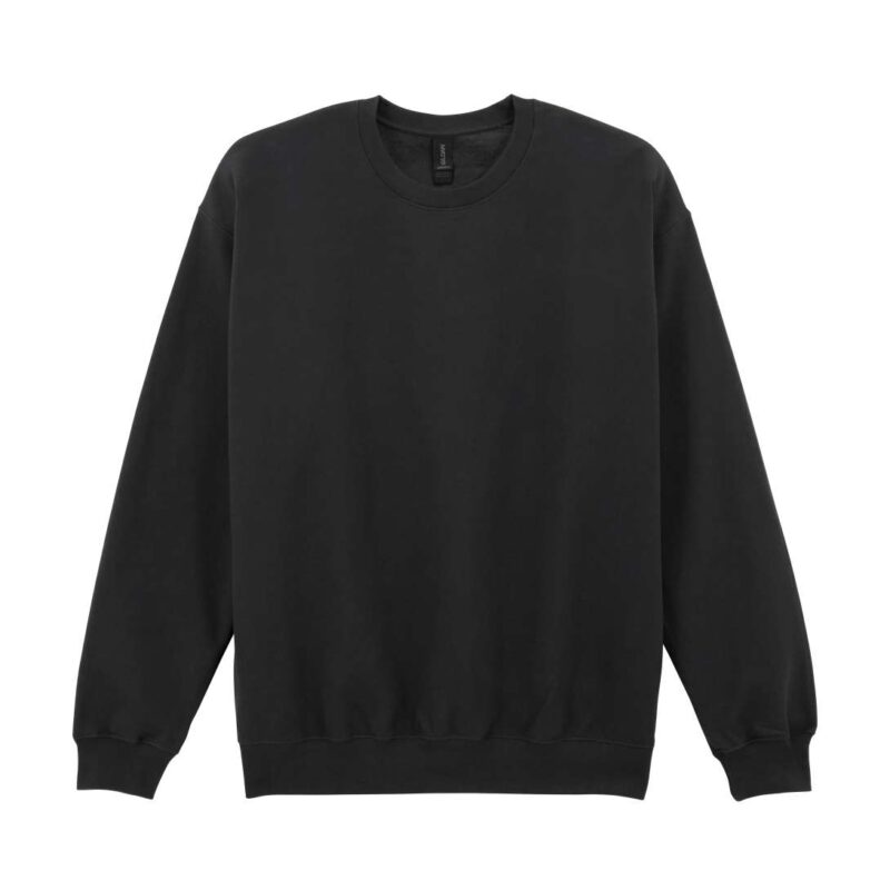 gisf000-black-a2 Gildan SOFTSTYLE™ MIDWEIGHT CREWNECK FLEECE ADULT - Μαύρο