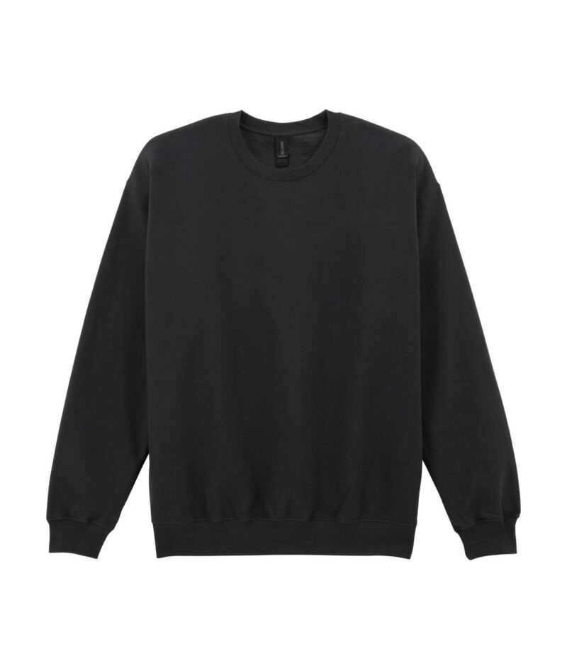 gisf000-black-a2 Gildan SOFTSTYLE™ MIDWEIGHT CREWNECK FLEECE ADULT - Μαύρο