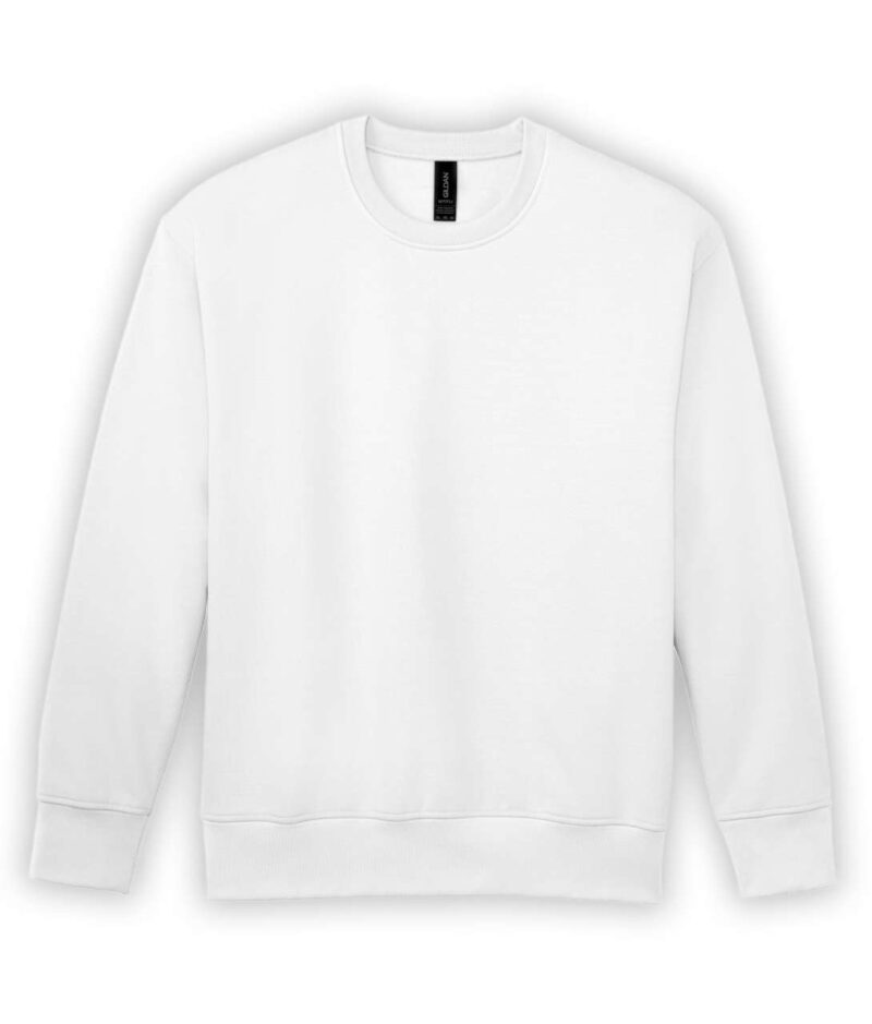 gisf000-white-a1 Gildan SOFTSTYLE™ MIDWEIGHT CREWNECK FLEECE ADULT - Λευκό