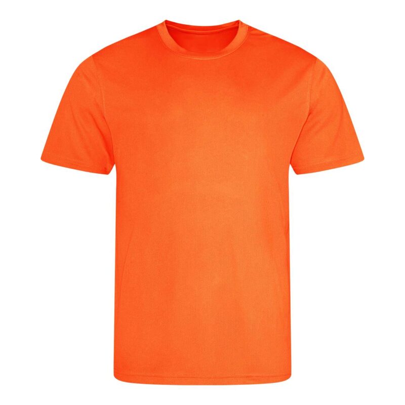 jc001j-electric_orange-a1 Just Cool KIDS COOL T-shirt - Electric Orange