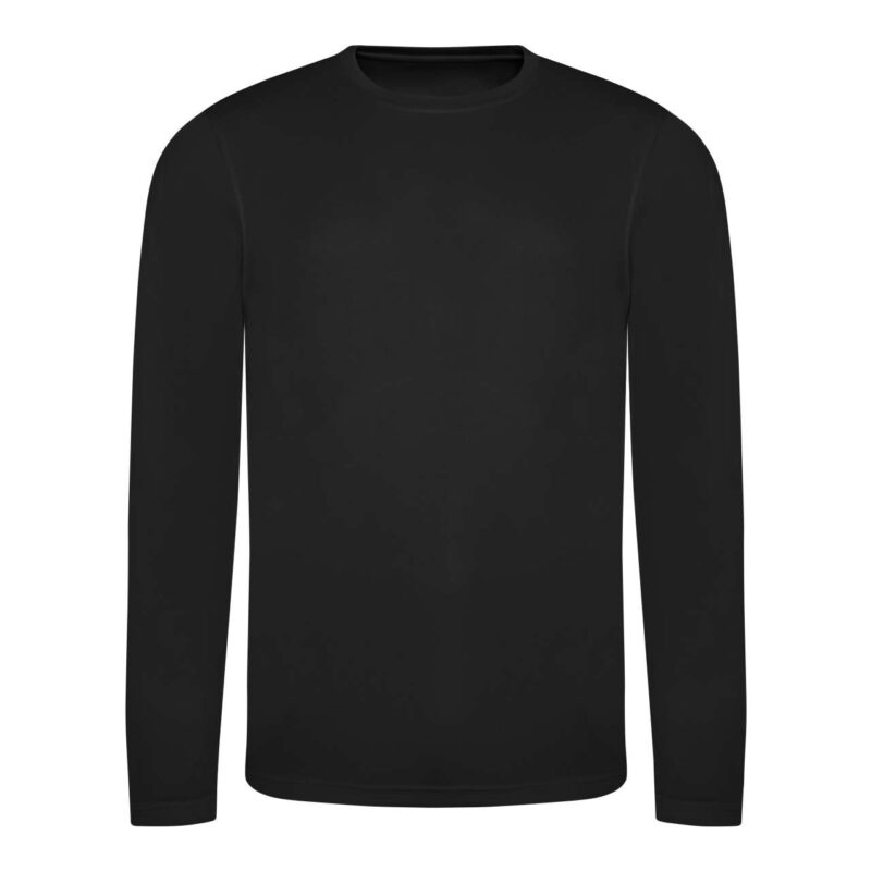 jc002-jet_black-a1 Just Cool LONG SLEEVE COOL T-shirt - Κατάμαυρο
