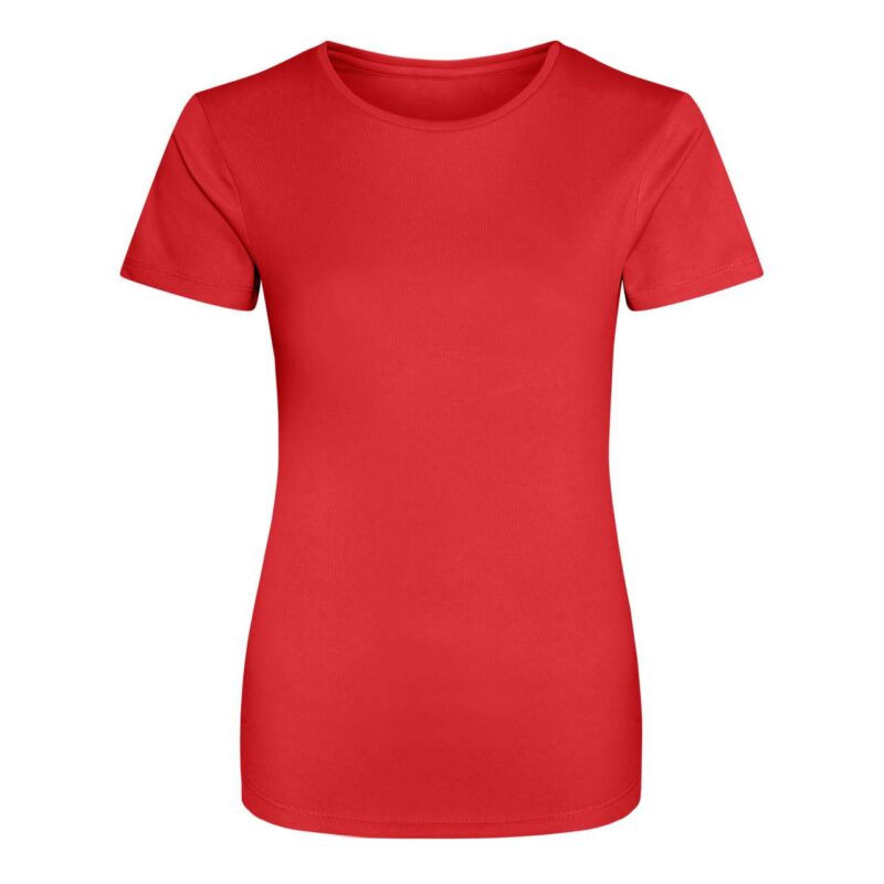 jc005-fire_red-a1 Just Cool T-shirt WOMEN COOL - Φλογερό κόκκινο
