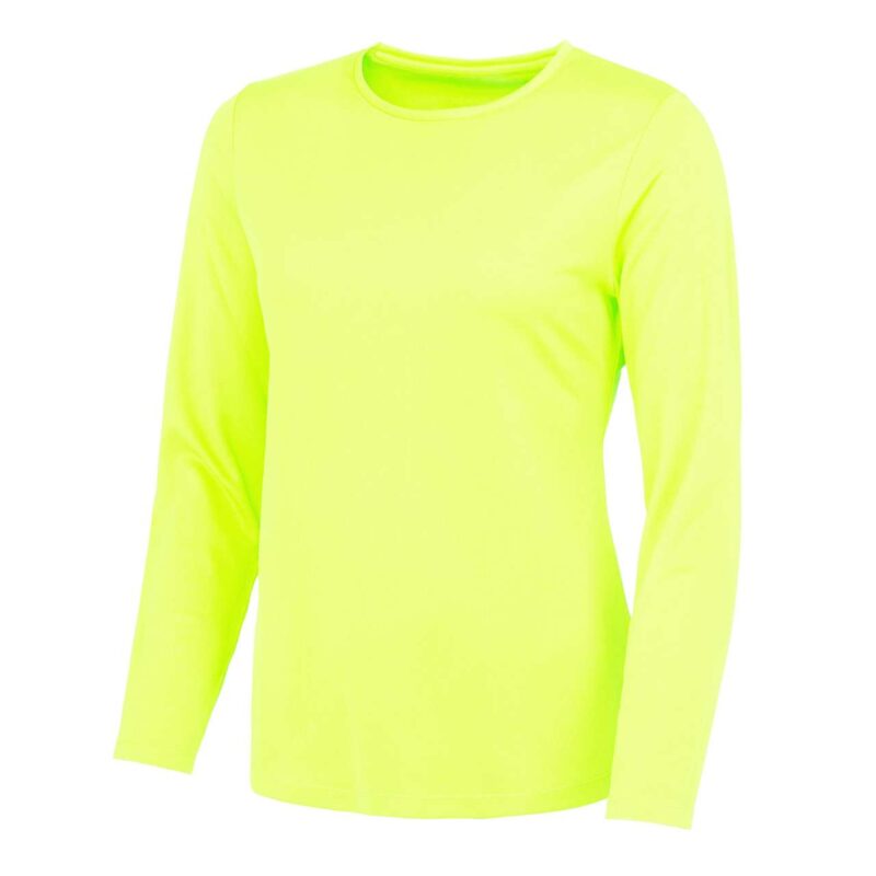 jc012-electric_yellow-a1 Just Cool SOL'S Γυναικείο Μακρυμάνικο T-shirt - Electric Yellow