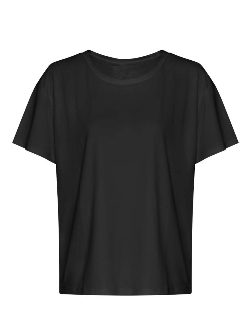 jc013-jet_black-a1 Just Cool T-shirt WOMEN OPEN BACK - Κατάμαυρο
