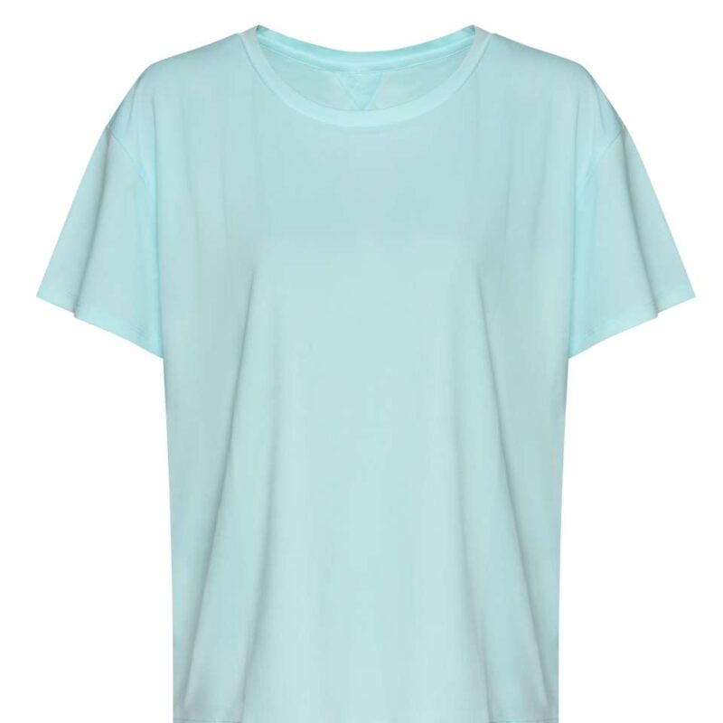 jc013-mint-a1 Just Cool T-shirt WOMEN OPEN BACK - Mint