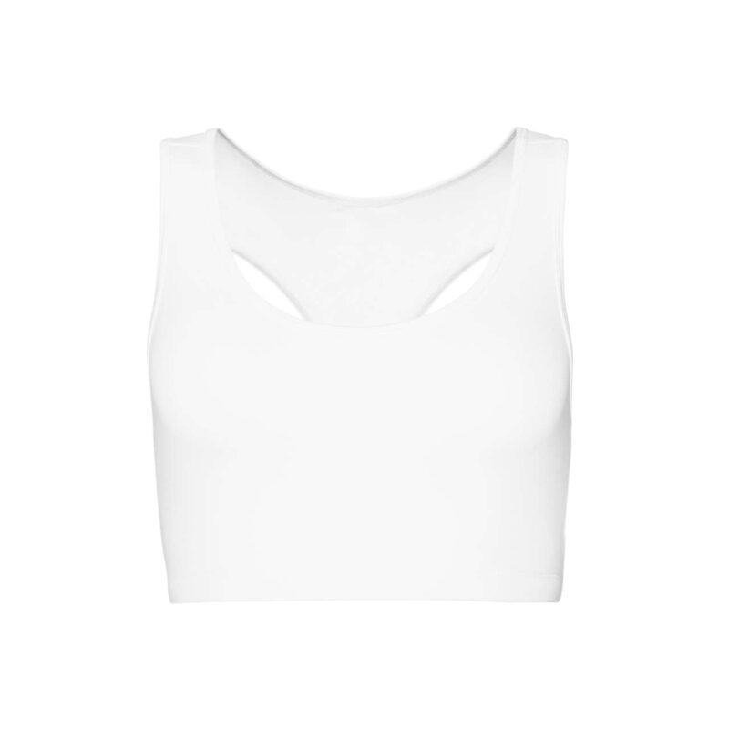 Just Cool WOMEN'S SPORTS COOL CROP TOP - Αρκτικό Λευκό