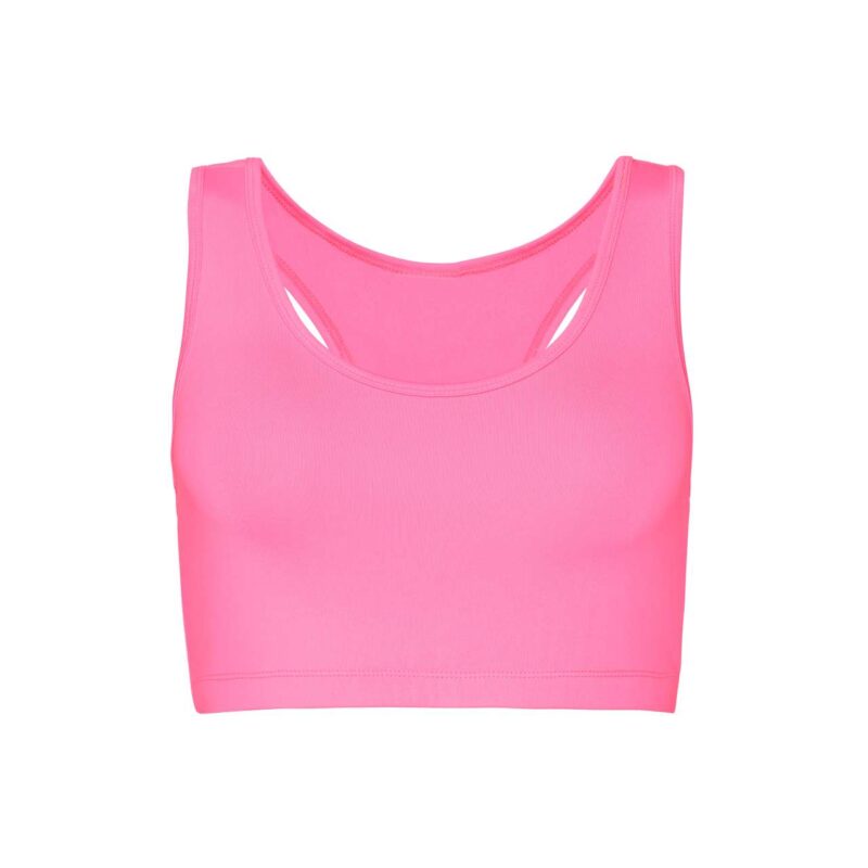 Just Cool WOMEN'S SPORTS COOL CROP TOP - Electric Pink
