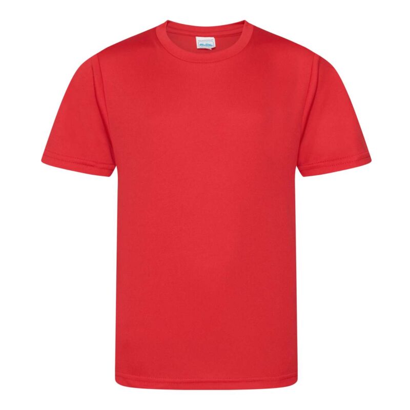 jc020j-fire_red-a1 Just Cool KIDS COOL SMOOTH T-shirt - Φλογερό κόκκινο