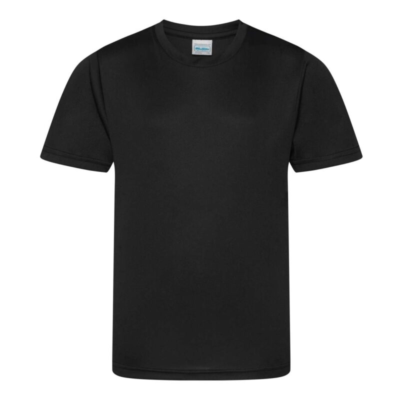 jc020j-jet_black-a1 Just Cool KIDS COOL SMOOTH T-shirt - Κατάμαυρο