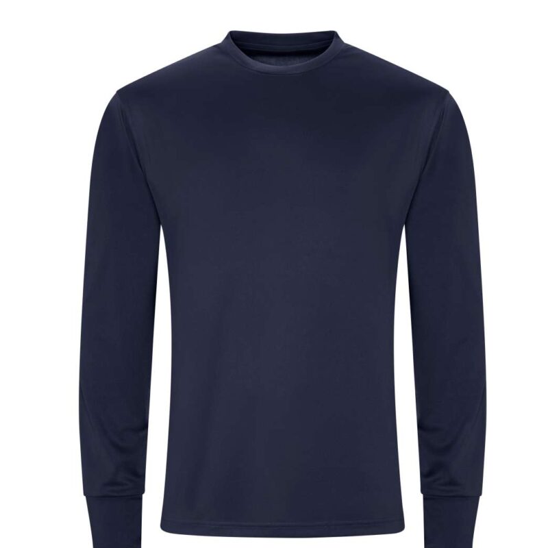jc023-french_navy-a1 Just Cool LONG SLEEVE ACTIVE Μπλουζάκι - Γαλλικό ναυτικό