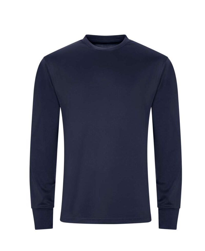 jc023-french_navy-a1 Just Cool LONG SLEEVE ACTIVE Μπλουζάκι - Γαλλικό ναυτικό