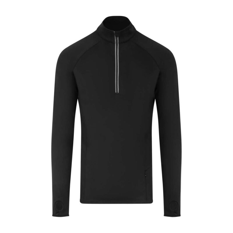 jc030-jet_black-a1 Just Cool COOL FLEX 1/2 ZIP TOP - Κατάμαυρο