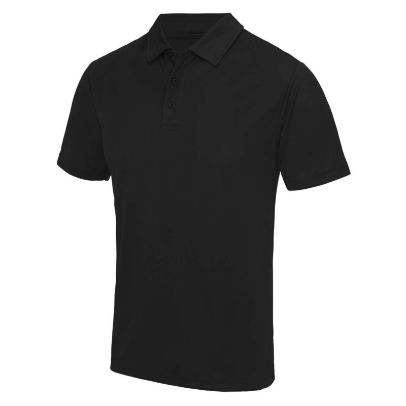 jc040-jet_black-a1 Just Cool COOL POLO - Κατάμαυρο