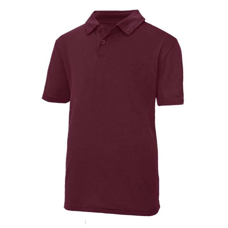 jc040j-burgundy-a1 Just Cool KIDS COOL POLO - μπορντό