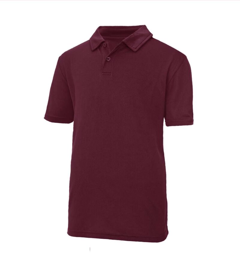 jc040j-burgundy-a1 Just Cool KIDS COOL POLO - μπορντό