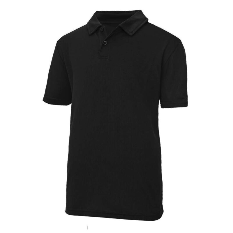 Just Cool KIDS COOL POLO - Κατάμαυρο