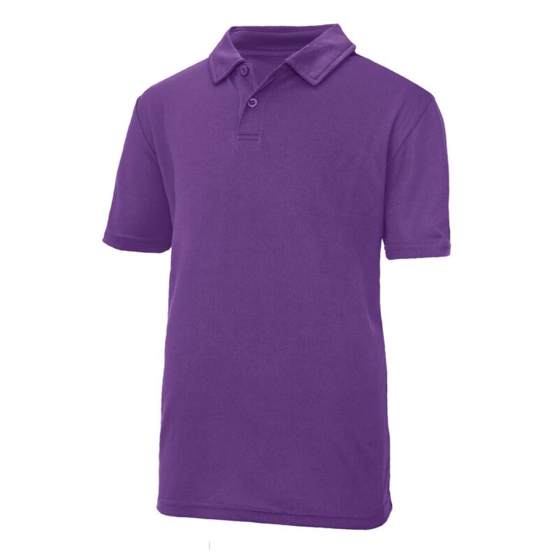 jc040j-purple-a1 Just Cool KIDS COOL POLO - Μωβ