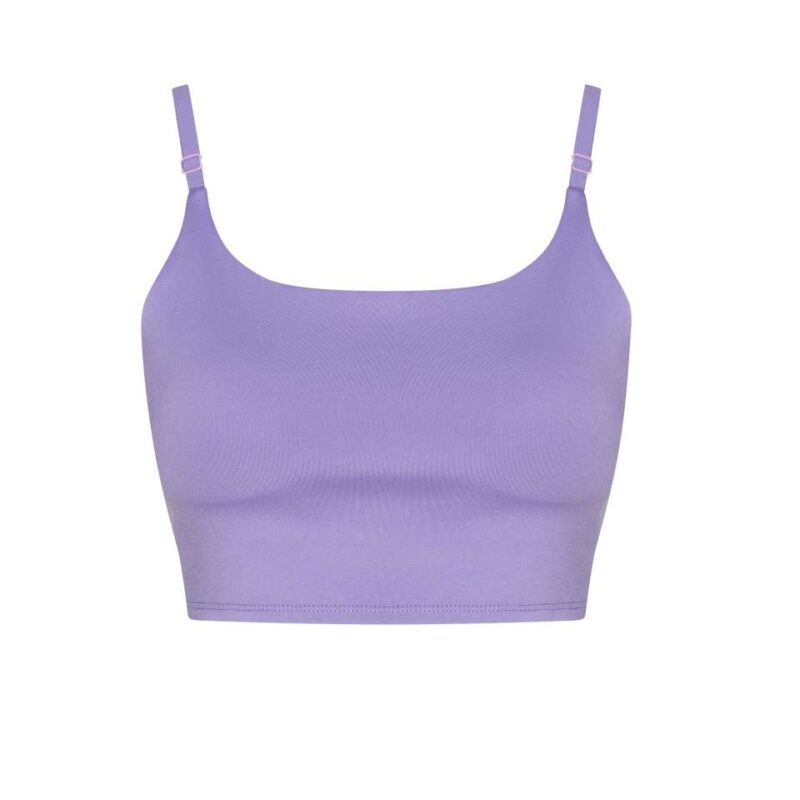 Just Cool WOMEN'S RECYCLED TECH SPORTS BRA - Digital Lavender