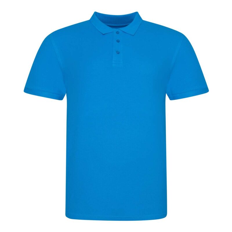 jp100-azure_blue-a1 Just Polos THE 100 POLO - Azure Blue
