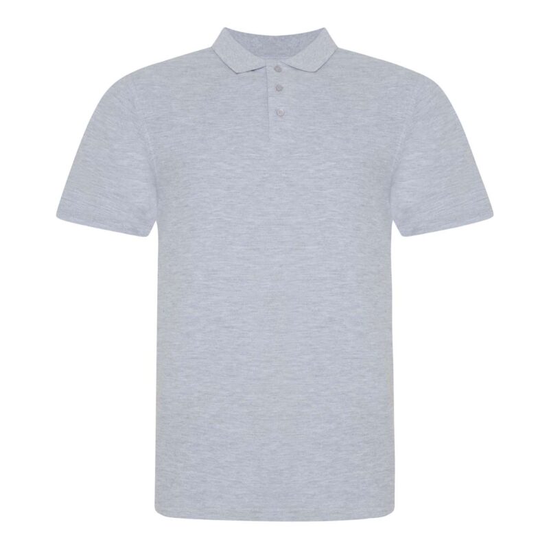 jp100-heather_grey-a1 Just Polos THE 100 POLO - 95% Βαμβάκι/5% Βισκόζη