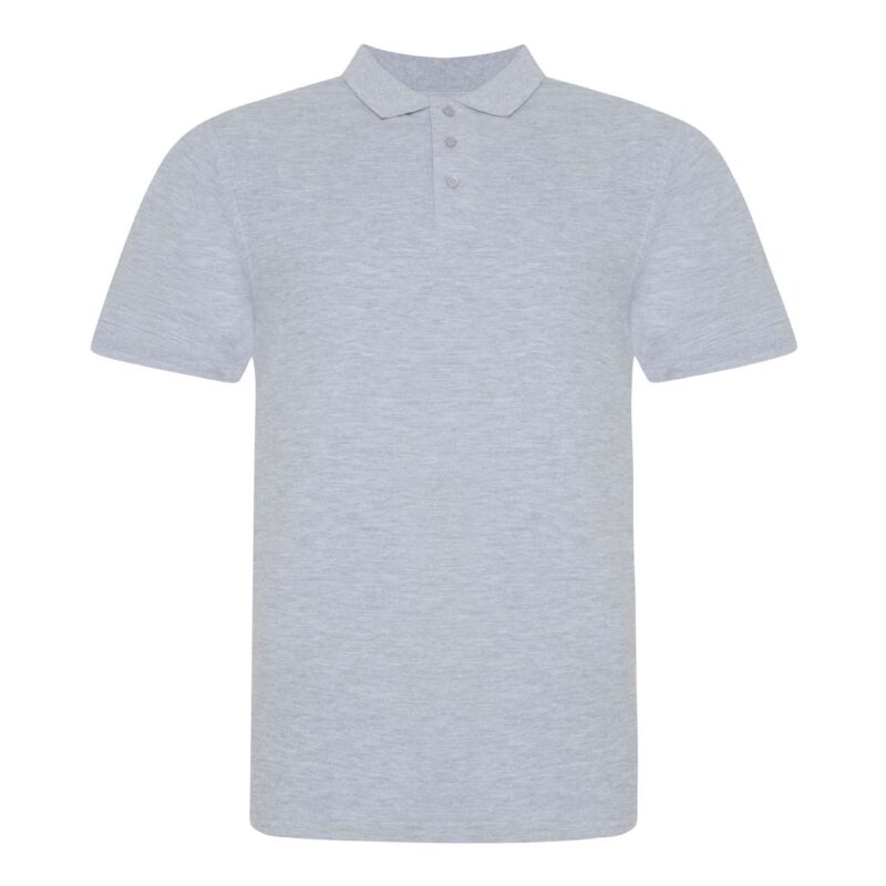 jp100-heather_grey-a1 Just Polos THE 100 POLO - 95% Βαμβάκι/5% Βισκόζη