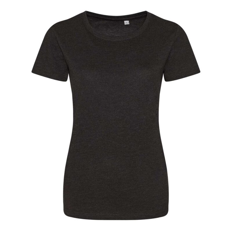 jt001f-heather_black-a1 Just Ts WOMEN TRI-BLEND Μπλουζάκι - Heather Black