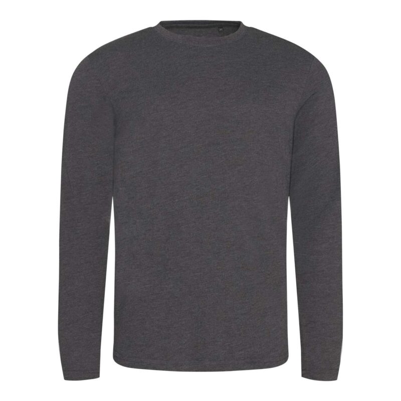 Just Ts LONG SLEEVE TRI-BLEND Μπλουζάκι - Heather Charcoal