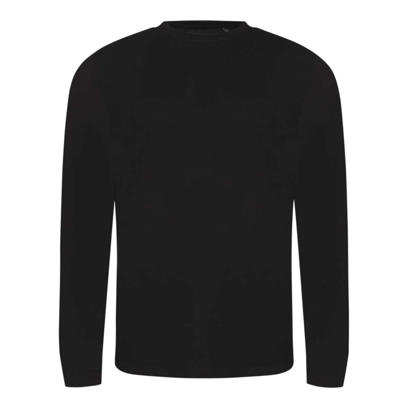 Just Ts LONG SLEEVE TRI-BLEND Μπλουζάκι - Solid Black