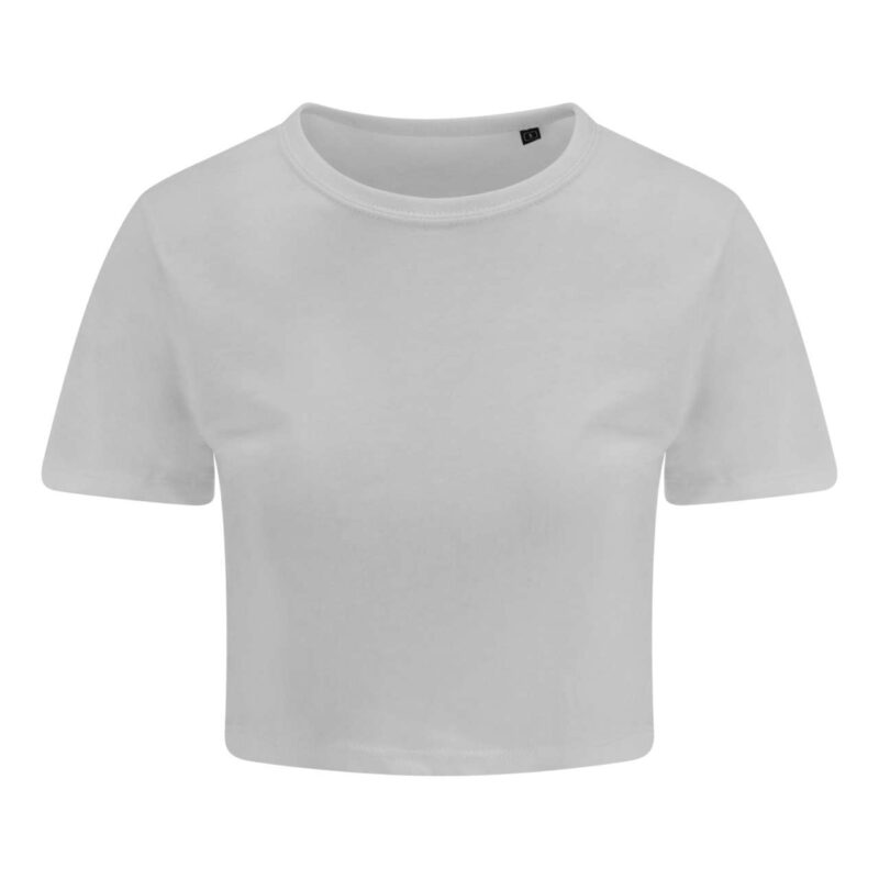 jt006-solid_white-a1 Just Ts Γυναικείο T-shirt TRI-BLEND CROPPED - Solid White