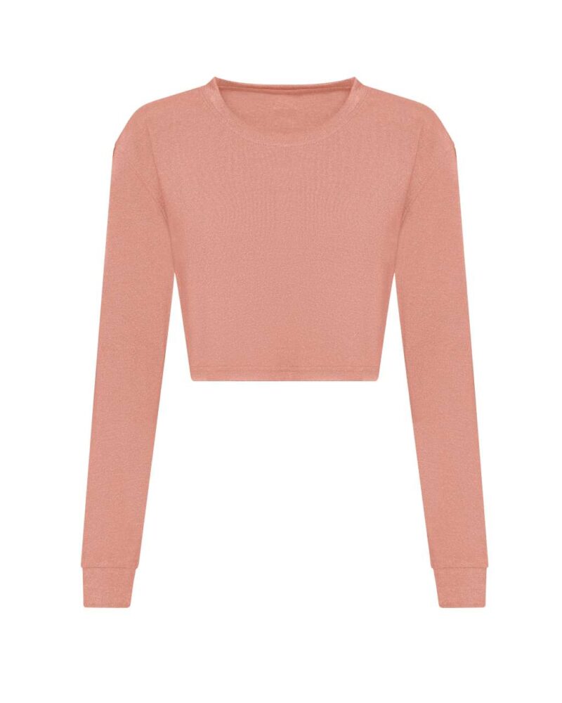 Just Ts T-shirt CROPPED WOMEN" (using "Μακρυμάνικο" for L/S) "Μακρυμάνικο T-shirt CROPPED WOMEN" Let's check if "WOMEN'S" implies "for women" or "women's". If it's "WOMEN'S - Dusty Pink