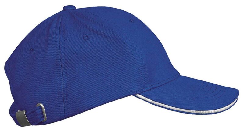 ka042-royal_blue_white-a1 K-UP ORLANDO KIDS - KIDS' 6 PANELS CAP - βασιλικό μπλε/λευκό