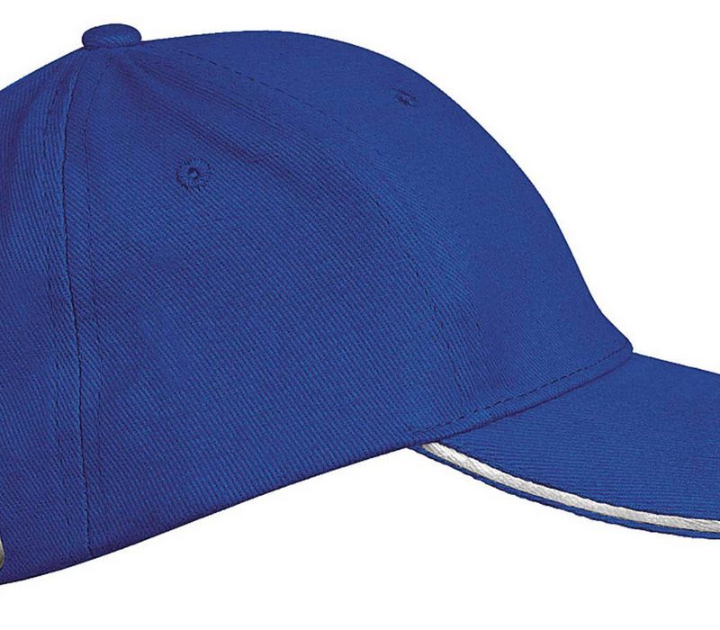K-UP ORLANDO KIDS - KIDS' 6 PANELS CAP - βασιλικό μπλε/λευκό