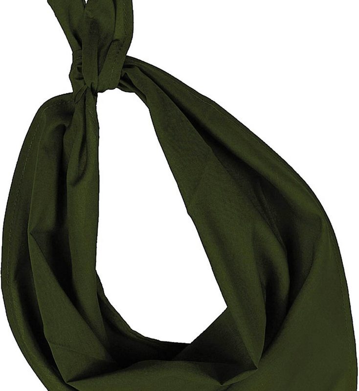 ka064-olive-a1 K-UP FIESTA - BANDANA - Λαδί