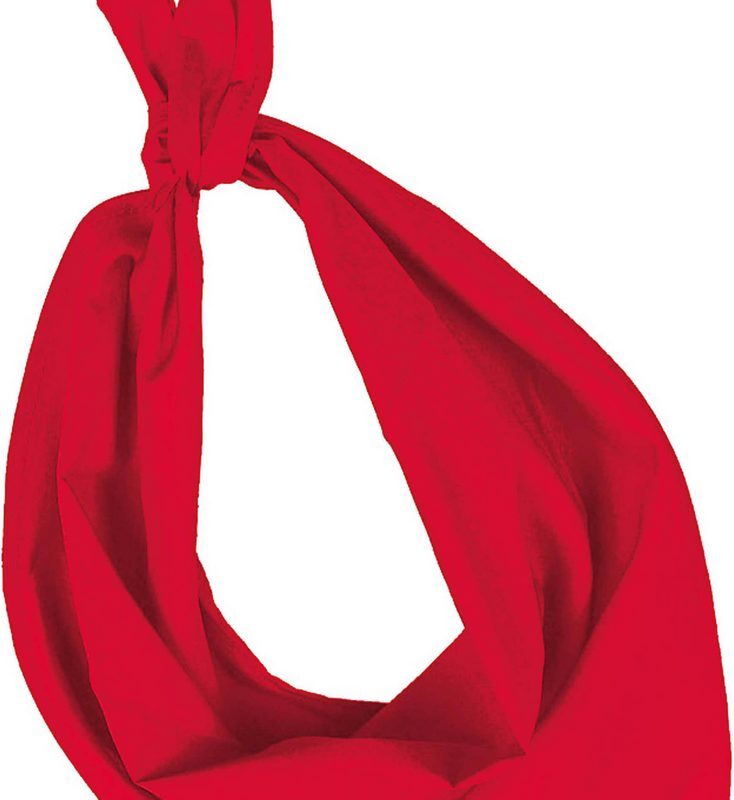 ka064-red-a1 K-UP FIESTA - BANDANA - Κόκκινο