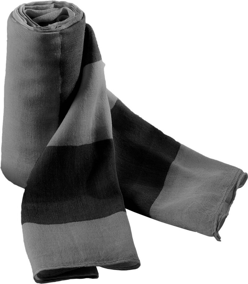 K-UP CHECHE SCARF - Μαύρο/Σκούρο Γκρι